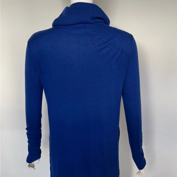 Daisy Fuentes Women's Long Sleeve Turtleneck Sweater Blue Size M NWOT - Picture 3 of 8